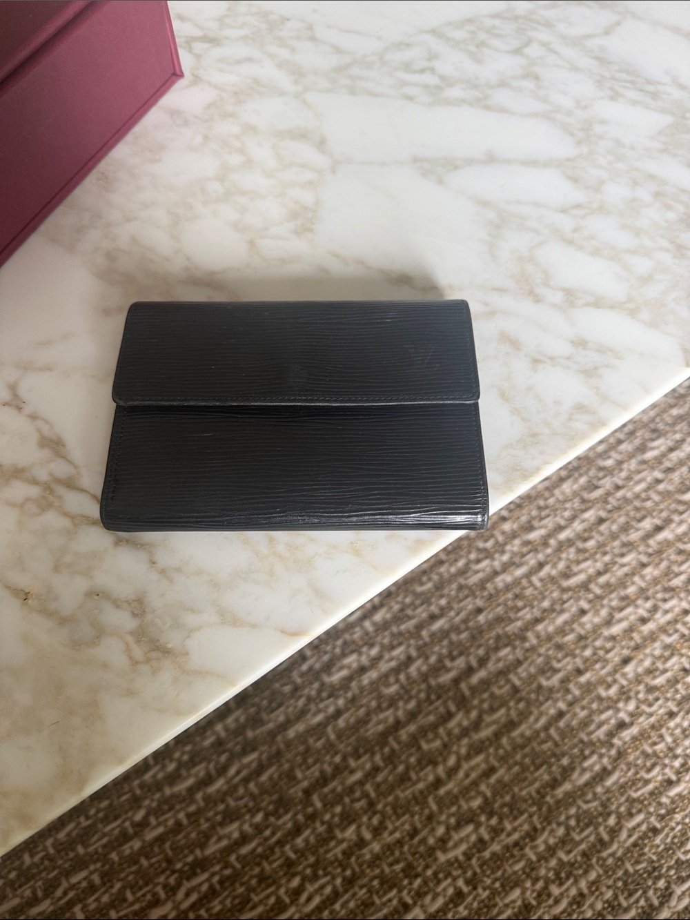 Louis Vuitton Black Epi Leather Wallet